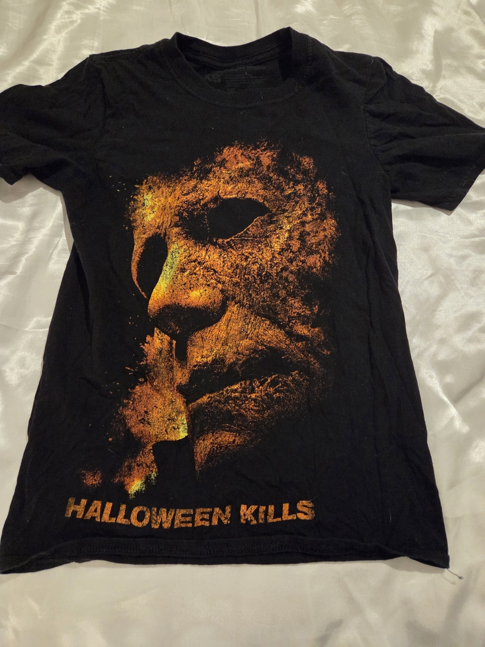 Halloween Kills Michael Myers Graphic T-Shirt Women Size XS Horror Movie Tee